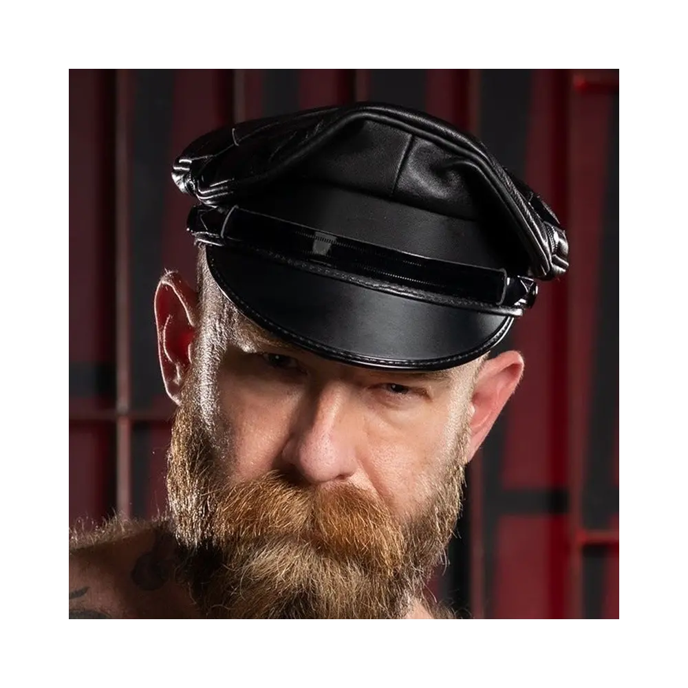 BIKER CAP WITH MATTE BRIM 1/2