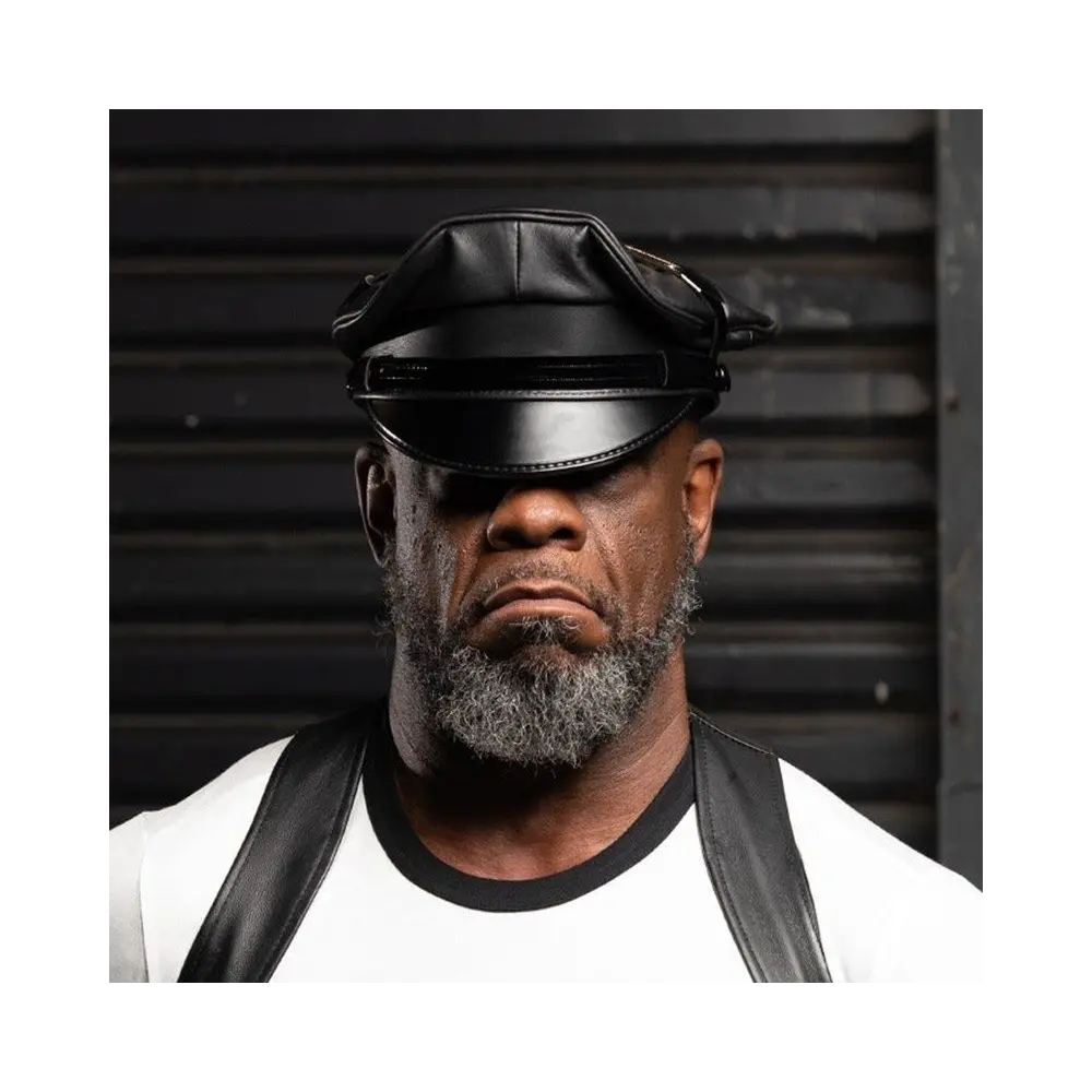 BIKER CAP WITH MATTE BRIM 1/2