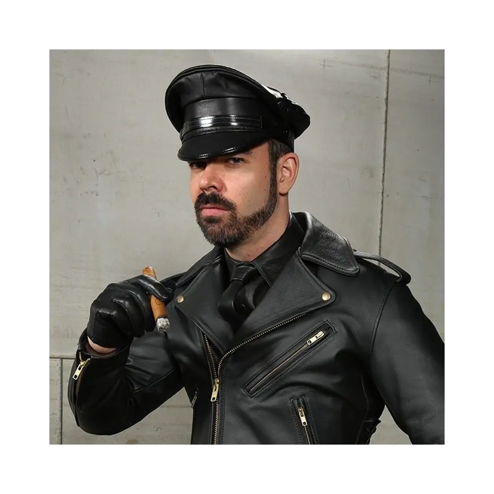 BIKER CAP WITH MATTE BRIM 1/2