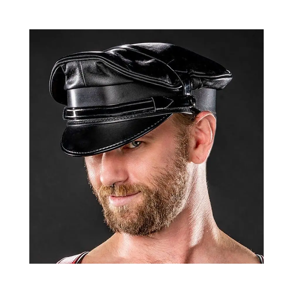 BIKER CAP WITH MATTE BRIM 3/4