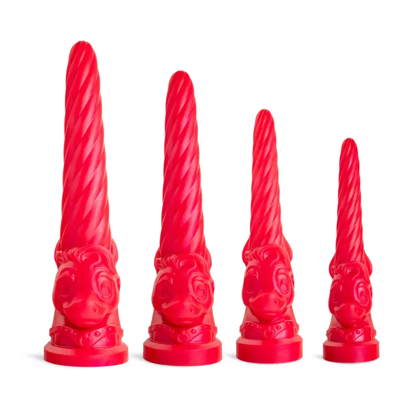 UNICORN DILDO RED
