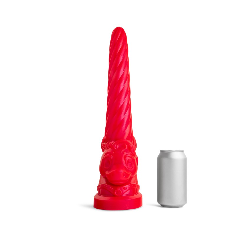 Unicorn dildo red