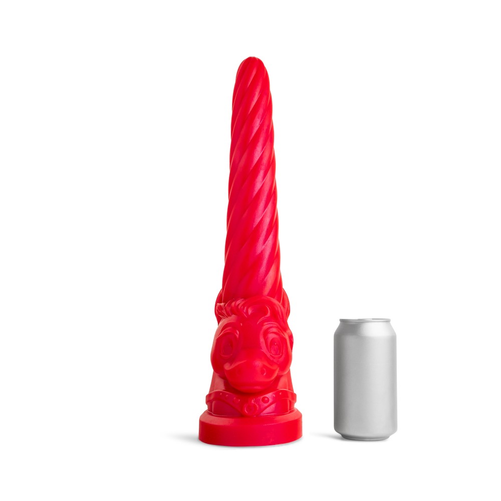 Unicorn dildo red