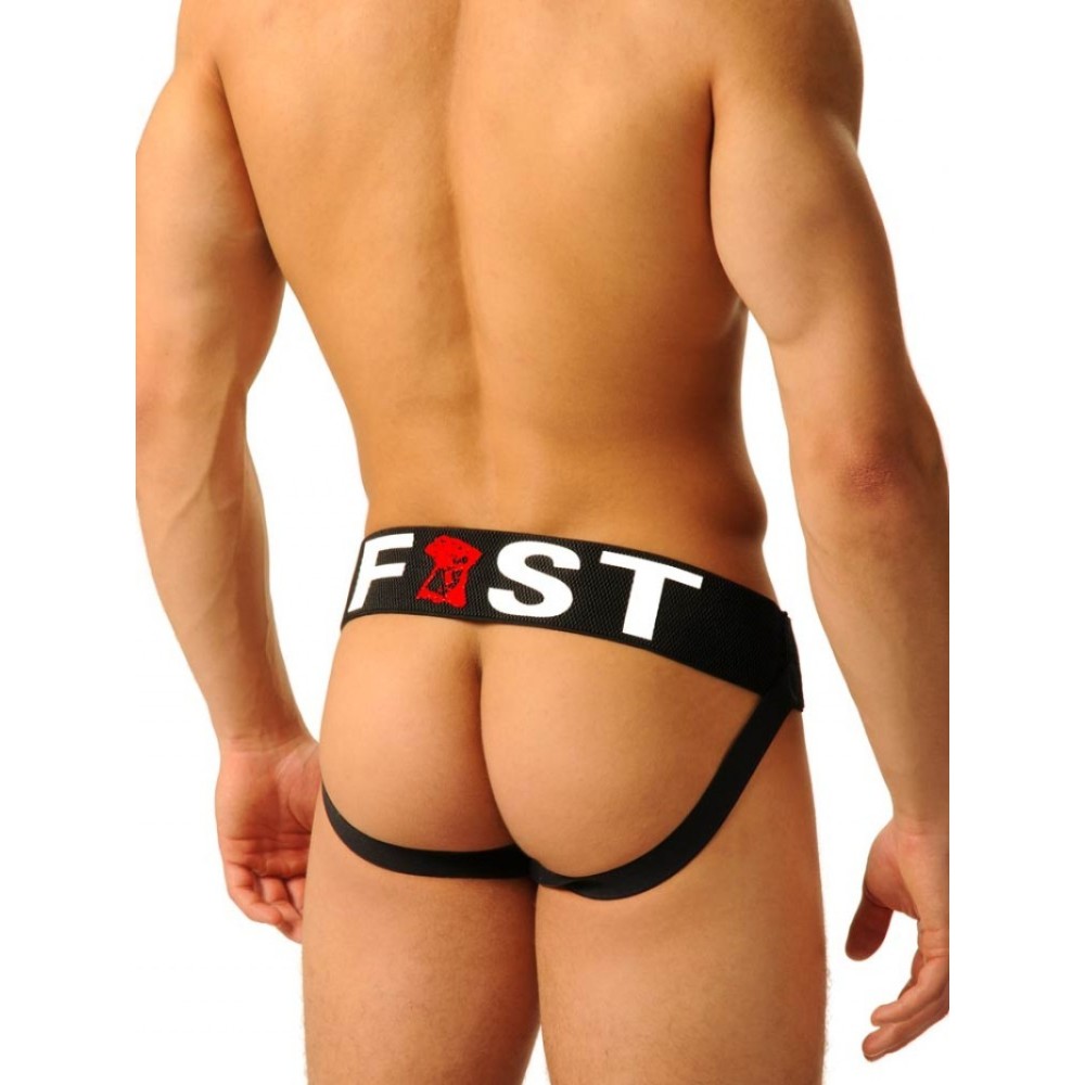 Fist logo jock black