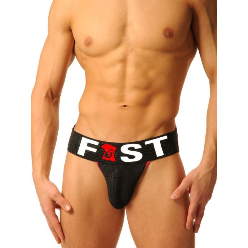 Fist logo jock black