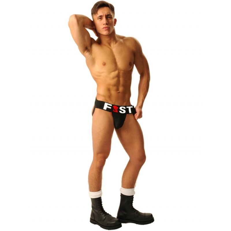 Fist logo jock black