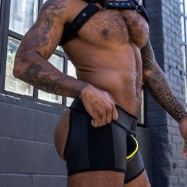 NEOPRENE CHAP SHORT - BLACK