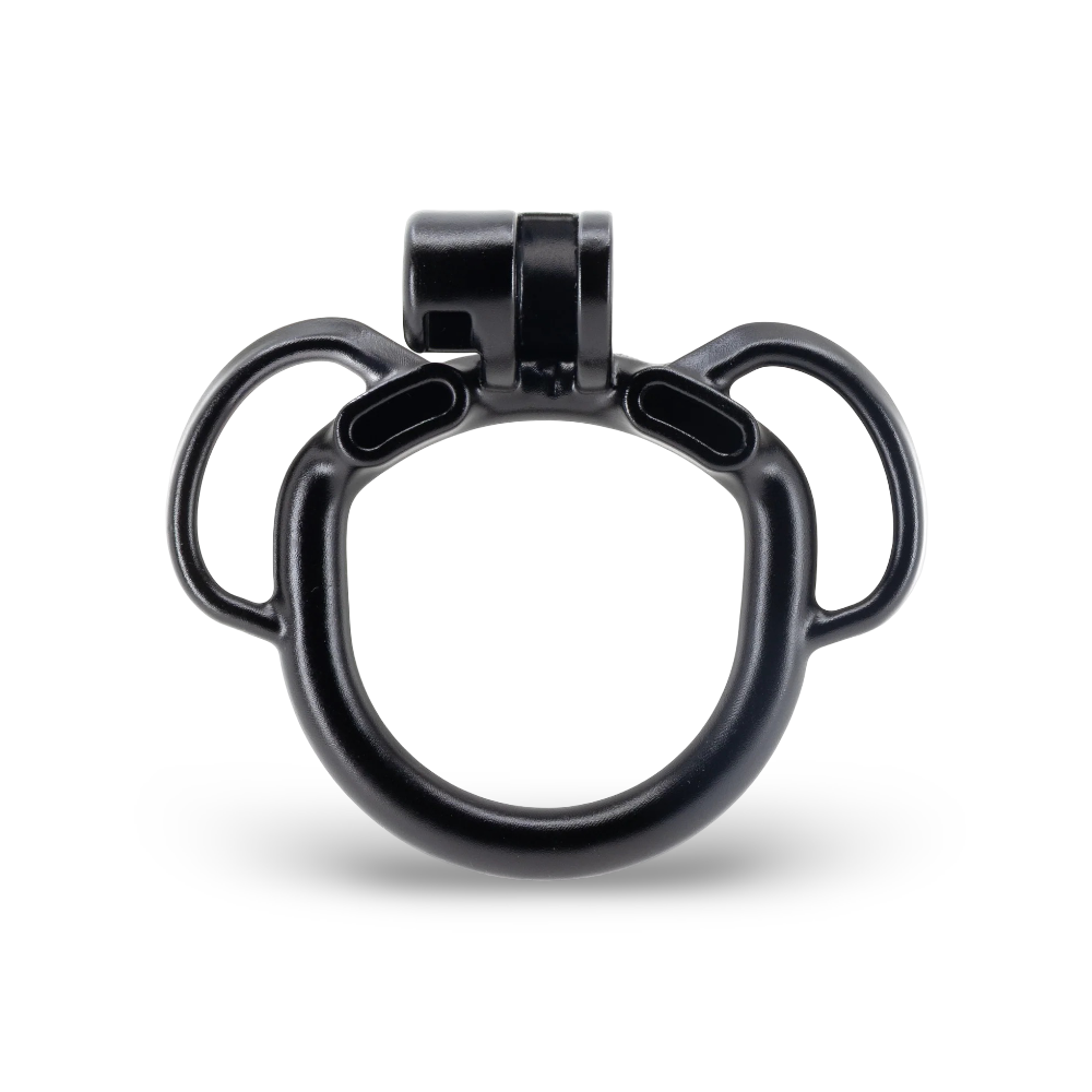 Curved Strap Ring - Two Loops (Black)