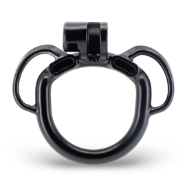 Curved Strap Ring - Two Loops (Black)